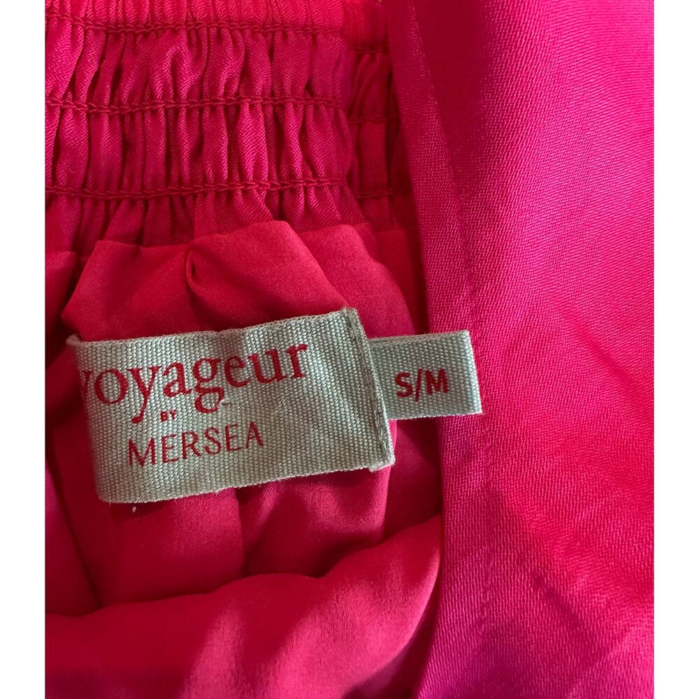Voyageur by Mersea Hot Vibrant Pink Sleeveless Maxi Dress Sz. Small/Medium - Picture 12 of 12